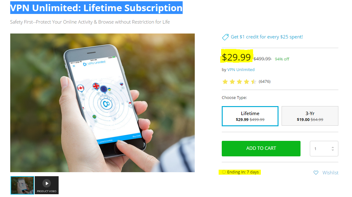 vpn unlimited lifetime subscription